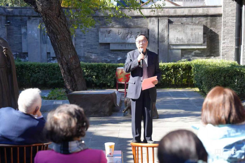 福建省人大常委会原副主任林强致辞（央广网发 郑海凌 摄）