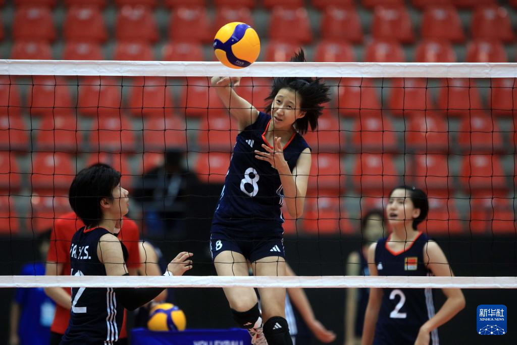 亚洲U16女排锦标赛：中国胜乌兹别克斯坦