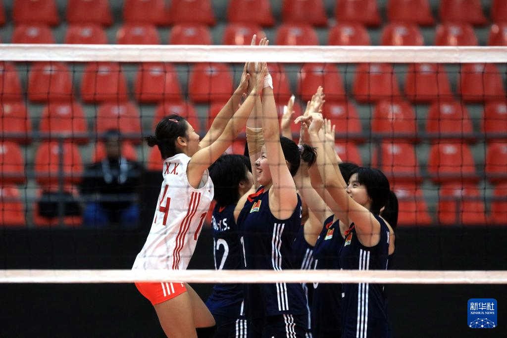 亚洲U16女排锦标赛：中国胜乌兹别克斯坦