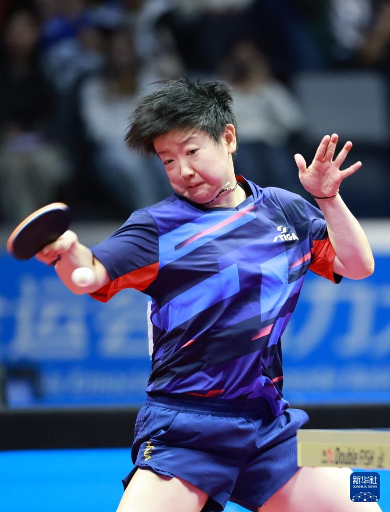 全运会丨乒乓球——女单八分之一决赛：孙颖莎晋级八强