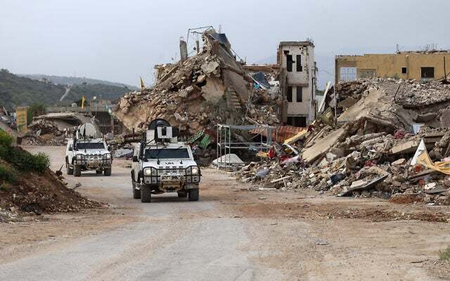 黎军方谴责以色列向联黎部队巡逻队开火