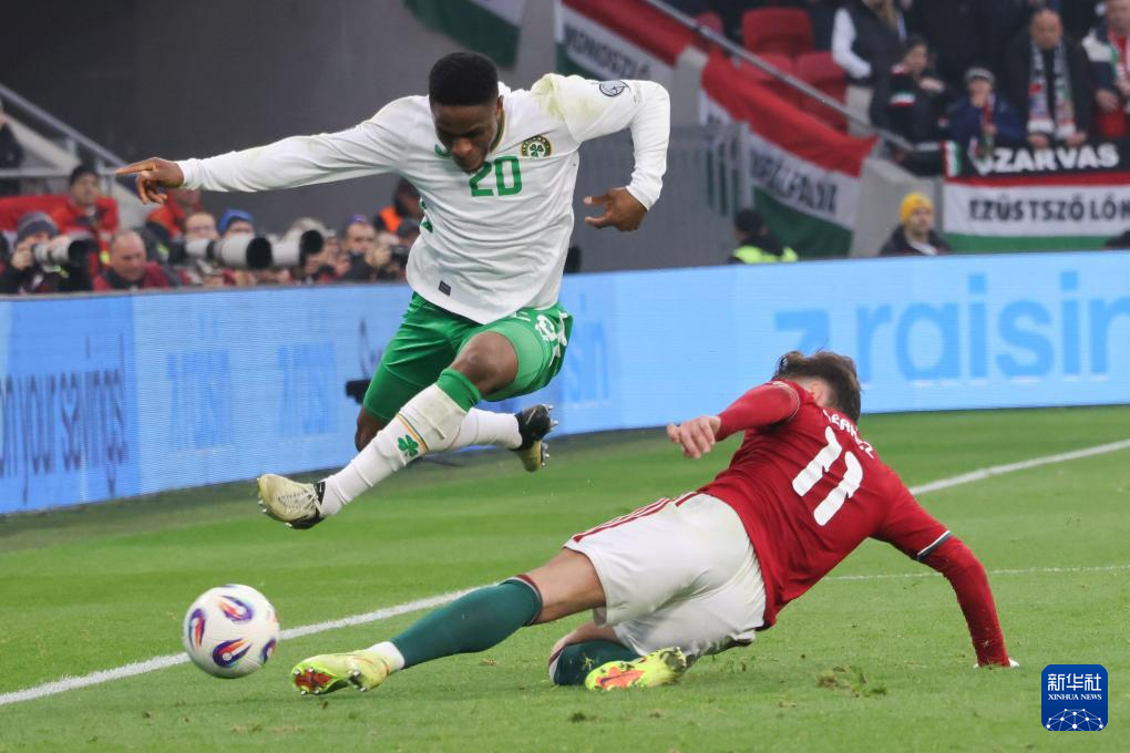 足球——世界杯预选赛：爱尔兰胜匈牙利