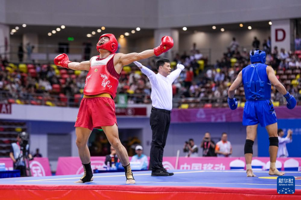 全运会 | 武术散打——男子90公斤级决赛：王少华夺冠
