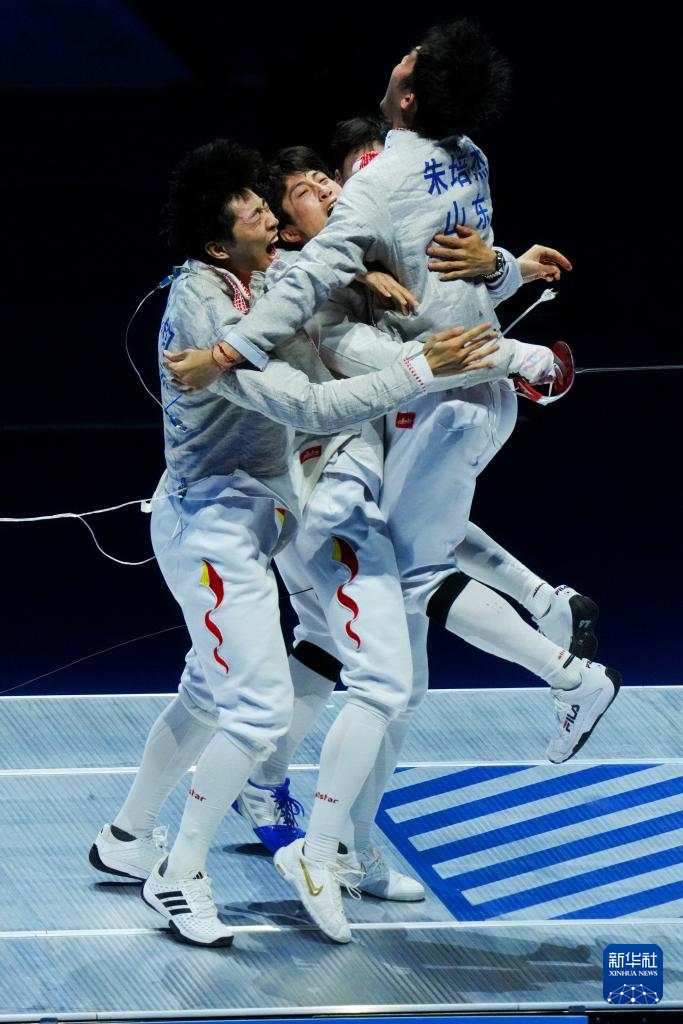 全运会｜击剑——男子佩剑团体金牌赛：山东队夺冠