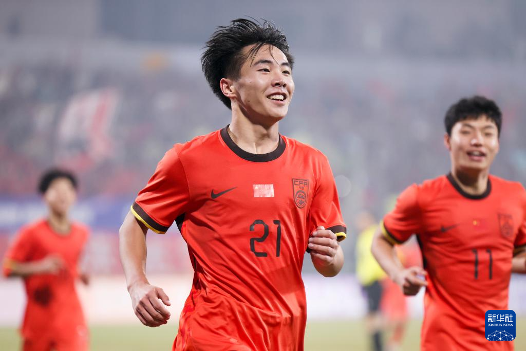 足球——U17亚洲杯预选赛：中国胜孟加拉国