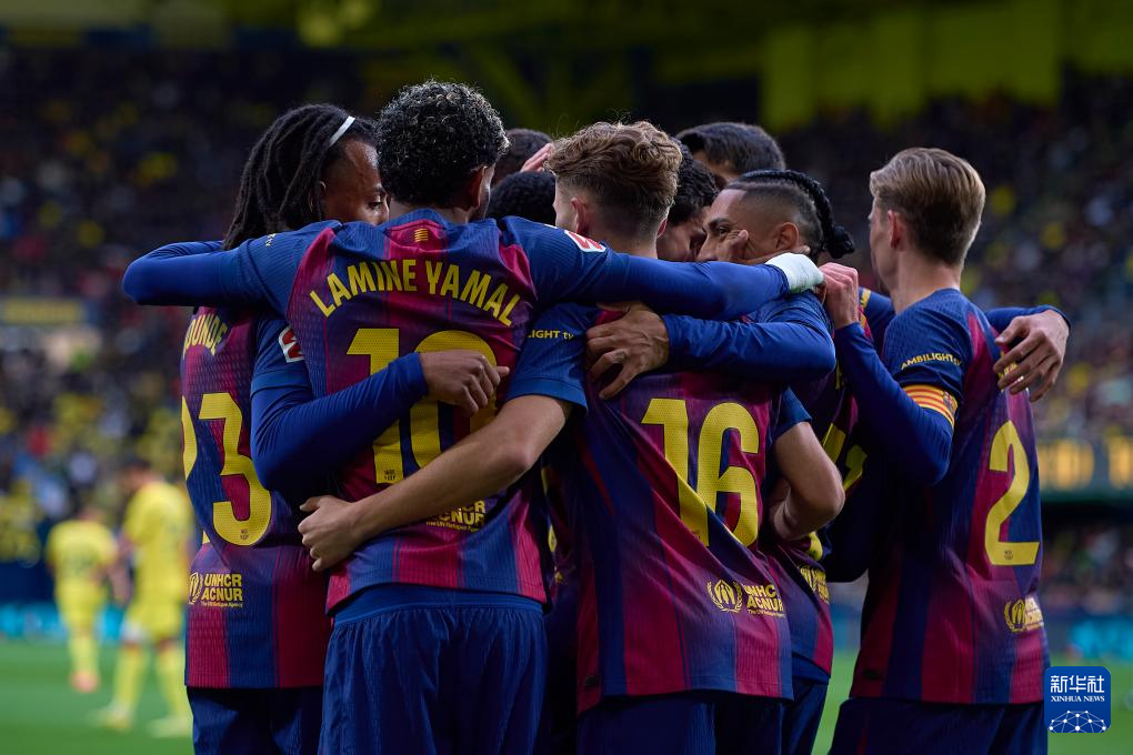 足球——西甲：巴塞罗那胜比利亚雷亚尔