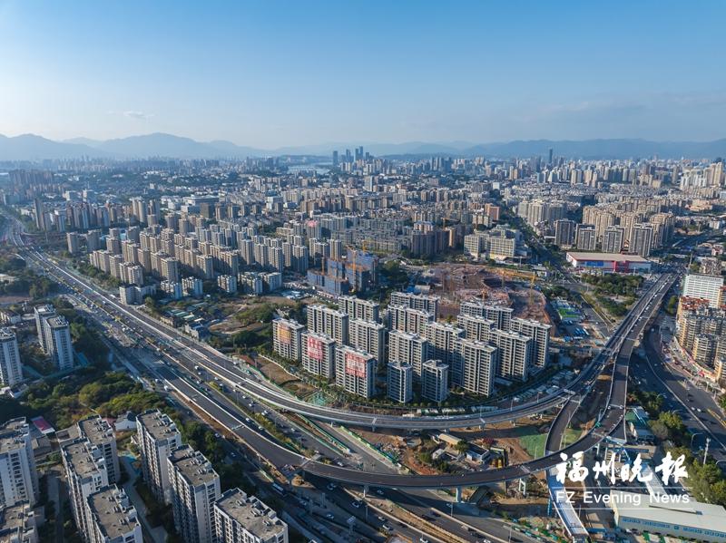 福州白湖亭立交A匝道元旦零时通车