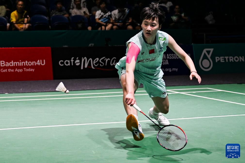 羽毛球——马来西亚公开赛：陈雨菲晋级女单次轮