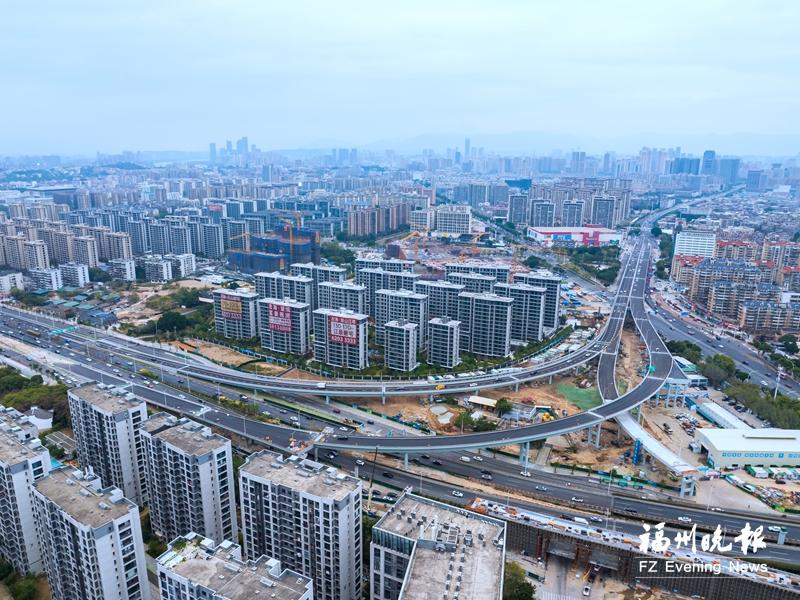 “奔跑”的二环路:彩虹横贯 榕城提速