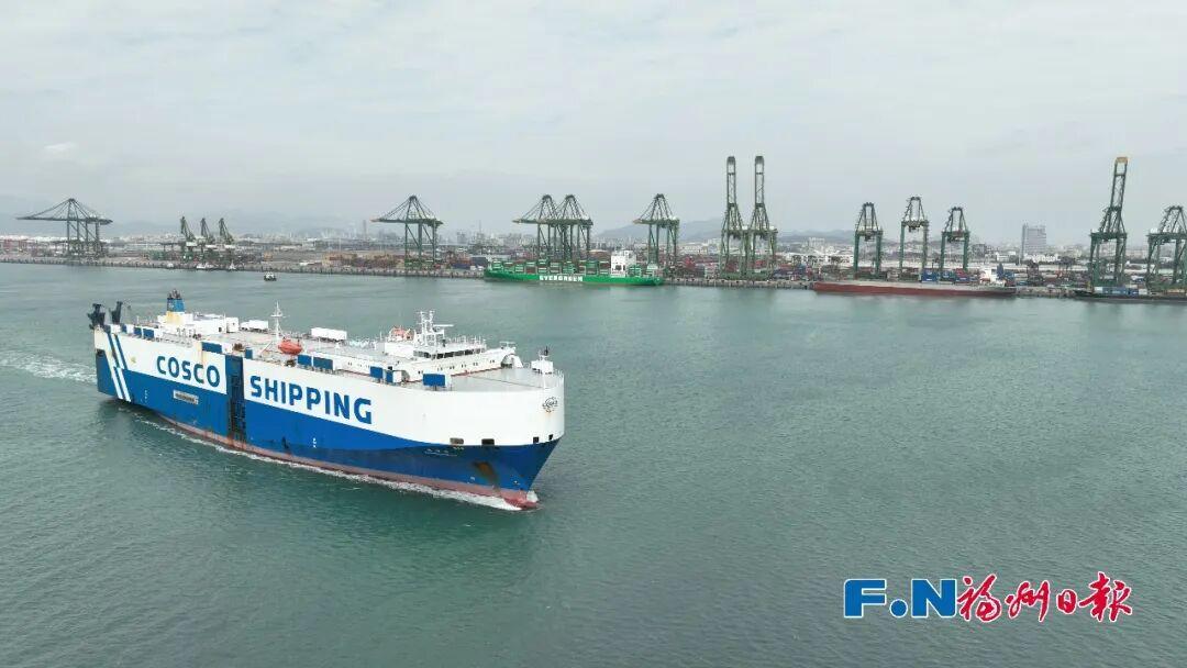 创纪录！新年首月破万！福州港江阴港区汽车出口强势开局