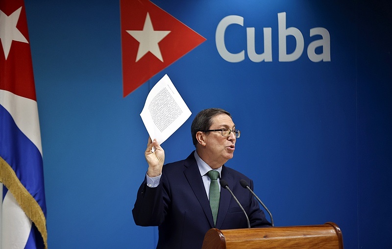 古巴外长强烈谴责美国升级对古封锁行动