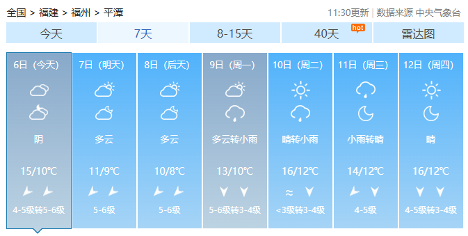 大风降温组团来袭 福建这些地方将受影响