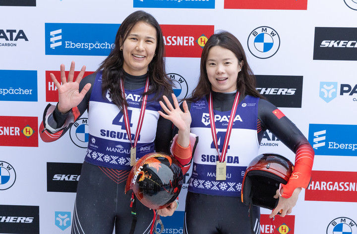 冬奥会｜这个冬奥新项目，她俩“躺”出了中国纪录