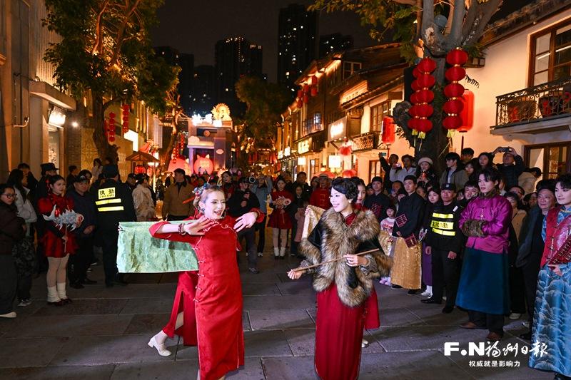 福州：非遗国潮贺新春 动静交融年味浓