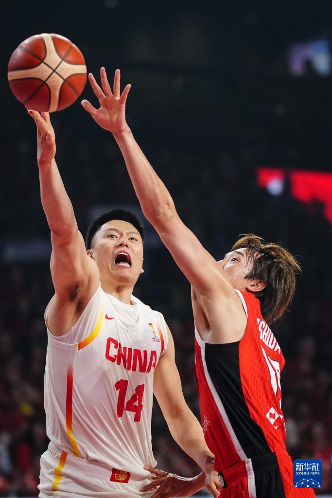 篮球世界杯预选赛：中国队胜日本队