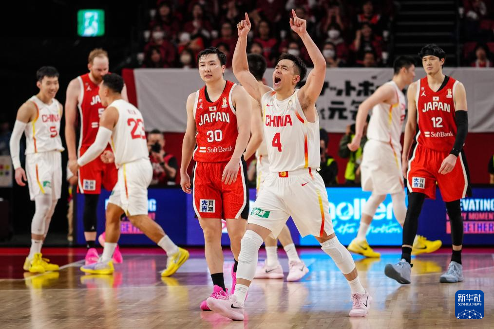 篮球世界杯预选赛：中国队胜日本队