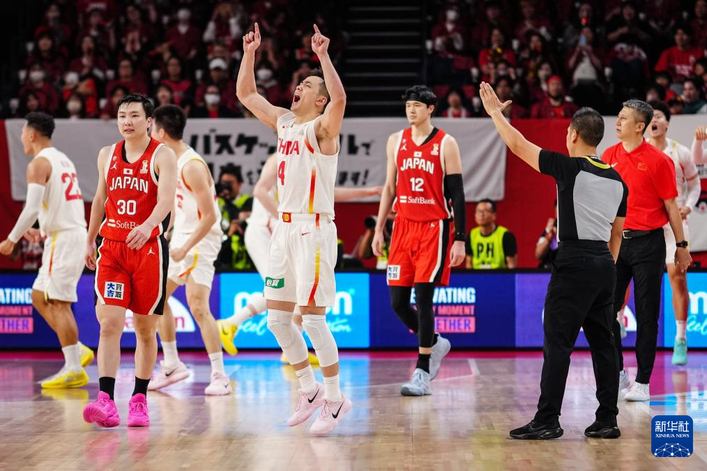 篮球世界杯预选赛：中国队胜日本队