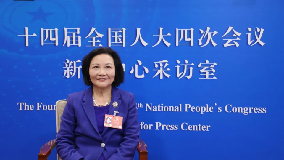 台湾省全国人大代表陈云英喊话台湾同胞：来大陆看看是你一生不悔的选择