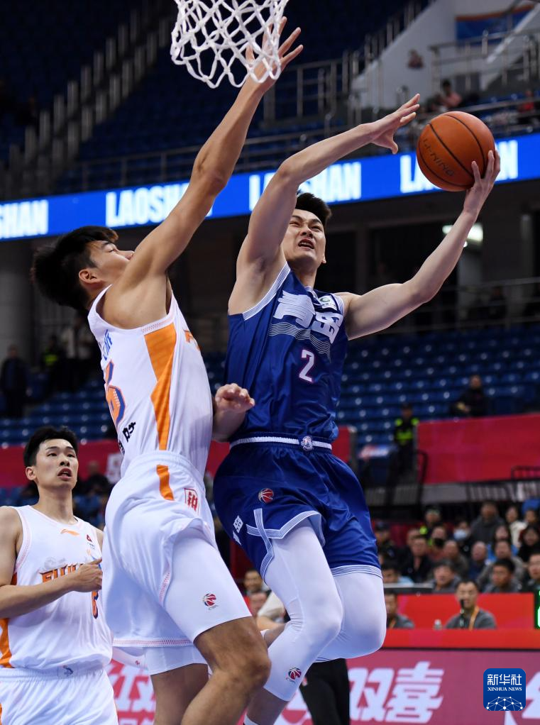 CBA常规赛:青岛崂山啤酒胜福建晋江文旅