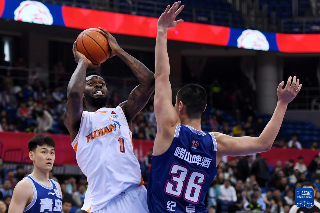 CBA常规赛:青岛崂山啤酒胜福建晋江文旅