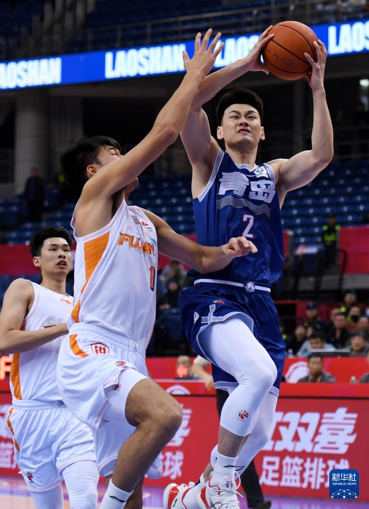 CBA常规赛:青岛崂山啤酒胜福建晋江文旅