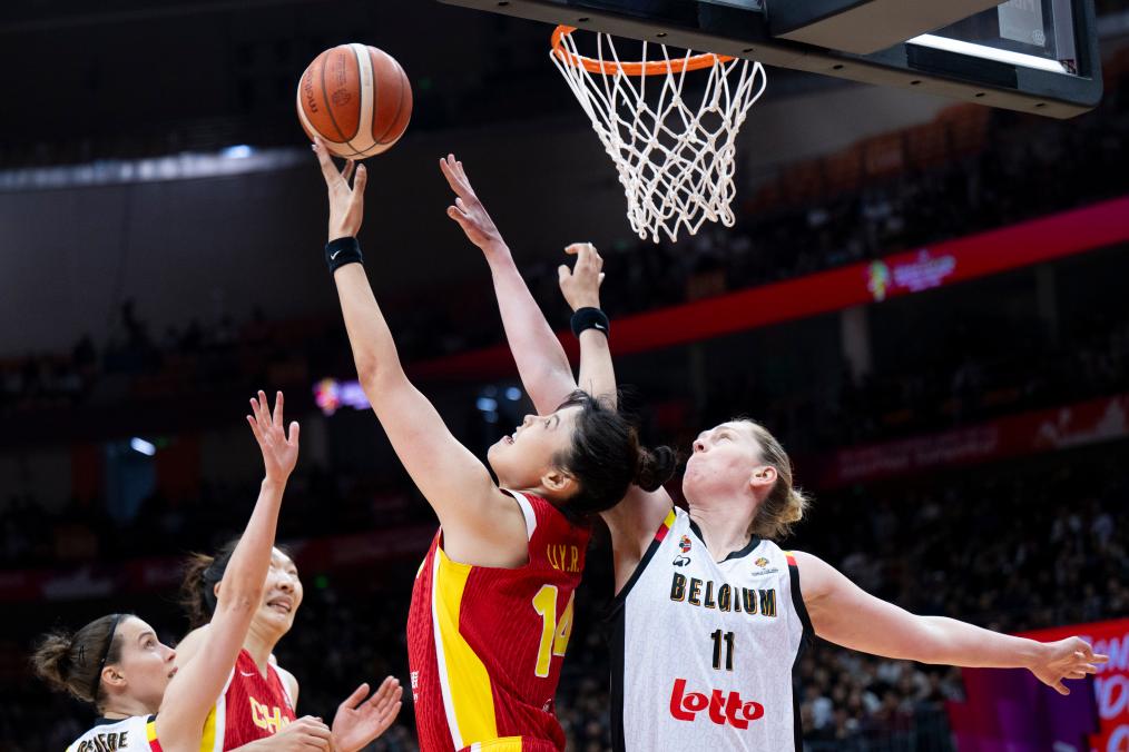 世界杯资格赛中国女篮不敌比利时队