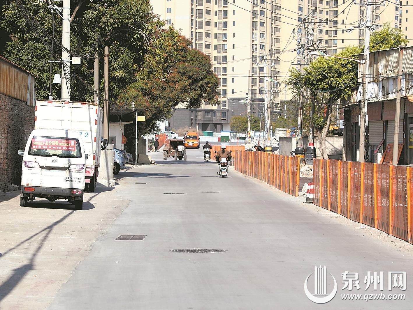 泉州鲤城区旧繁荣路改造 通行状况改善