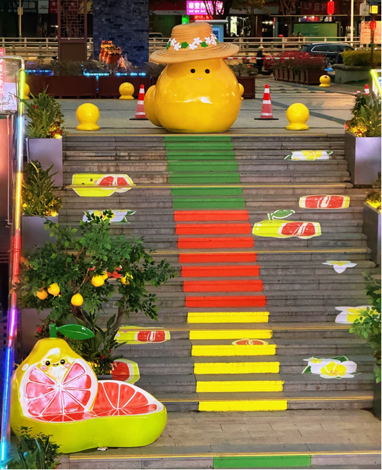 太萌了！福州这家酒店的“石墩子”和“大柚子”火了