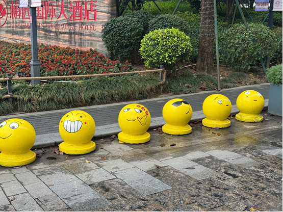 太萌了！福州这家酒店的“石墩子”和“大柚子”火了