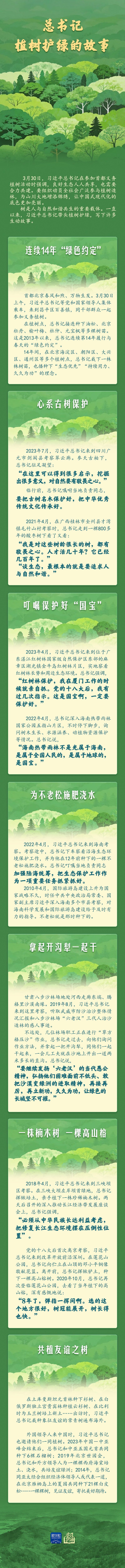 学习新语|总书记植树护绿的故事