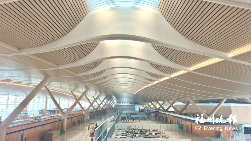 “双跑道、双航站楼”时代将至 长乐国际机场T2航站楼竣工