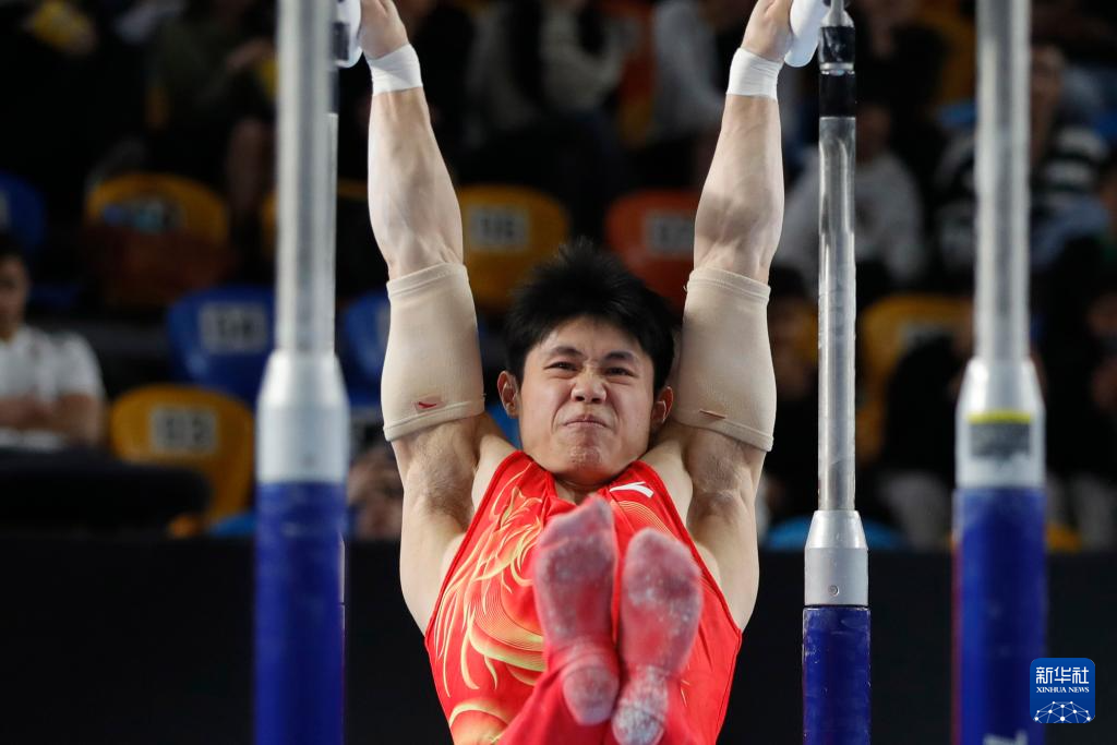 体操世界杯开罗站｜刘洋获男子双杠冠军