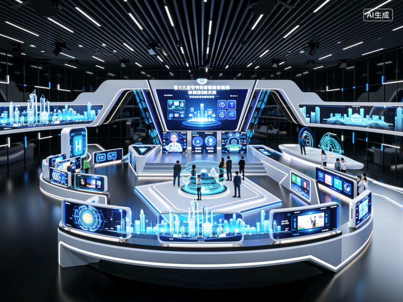 数字峰会现场体验区 科大讯飞AI成果集结