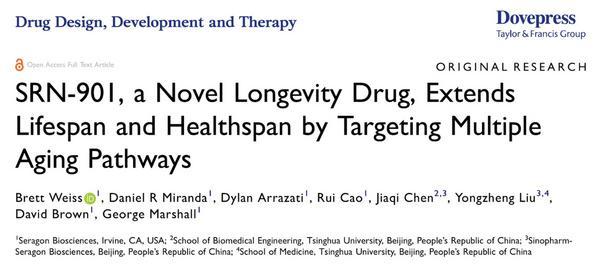 
上海交通大学医学院附属瑞金医院沈柏用郑民华胡佳佳黄晓琴赵卫国平刘伟黄牛挂号电话中美科学家联手验证新型抗衰老药物，哺乳动物剩余寿命延长33%