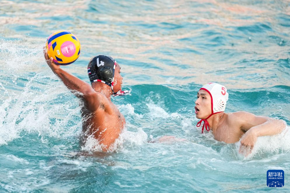 亚沙会｜男子水球单循环决赛：中国胜泰国