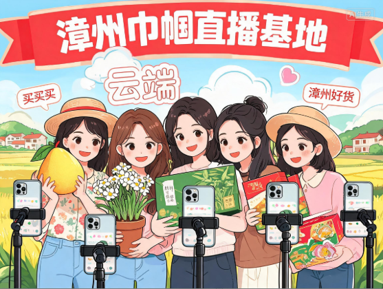 依托漳州市26个巾帼直播基地 女“村播”抱团闯“云端”
