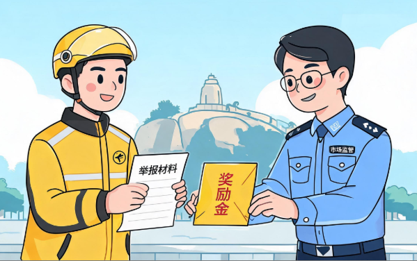 厦门市首单外卖骑手食品安全举报奖励发出