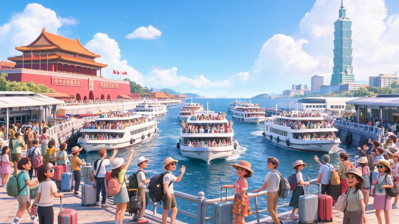 旅游旺季需求攀升 台湾人士呼吁恢复两岸空中客运直航正常化
