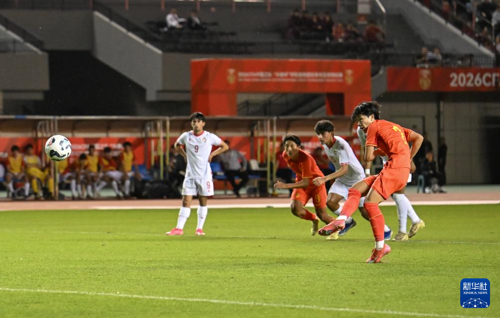 呼和浩特国际青年足球锦标赛：中国U16队胜塔吉克斯坦U16队