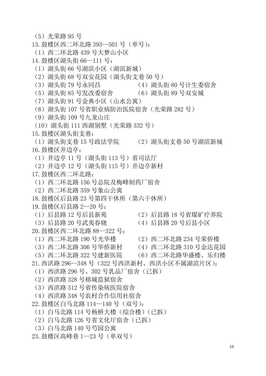 2026年福州鼓楼区小学划片范围公布