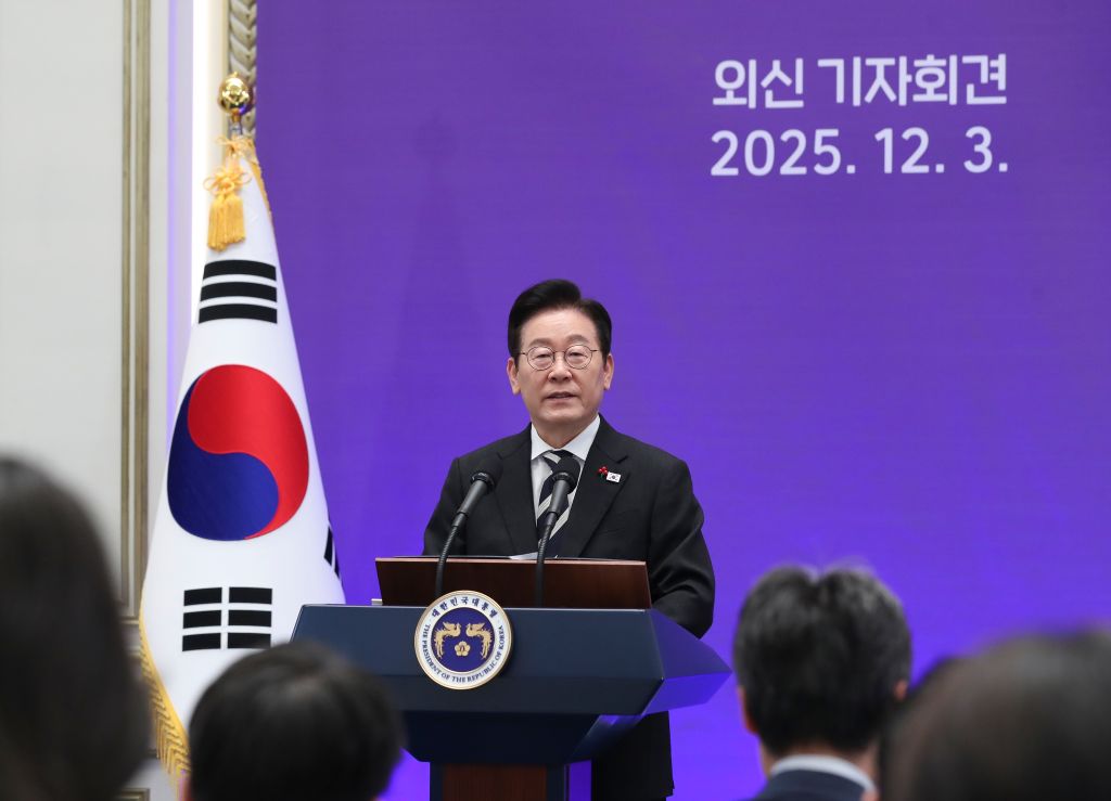 韩国总统李在明不支持率首超支持率